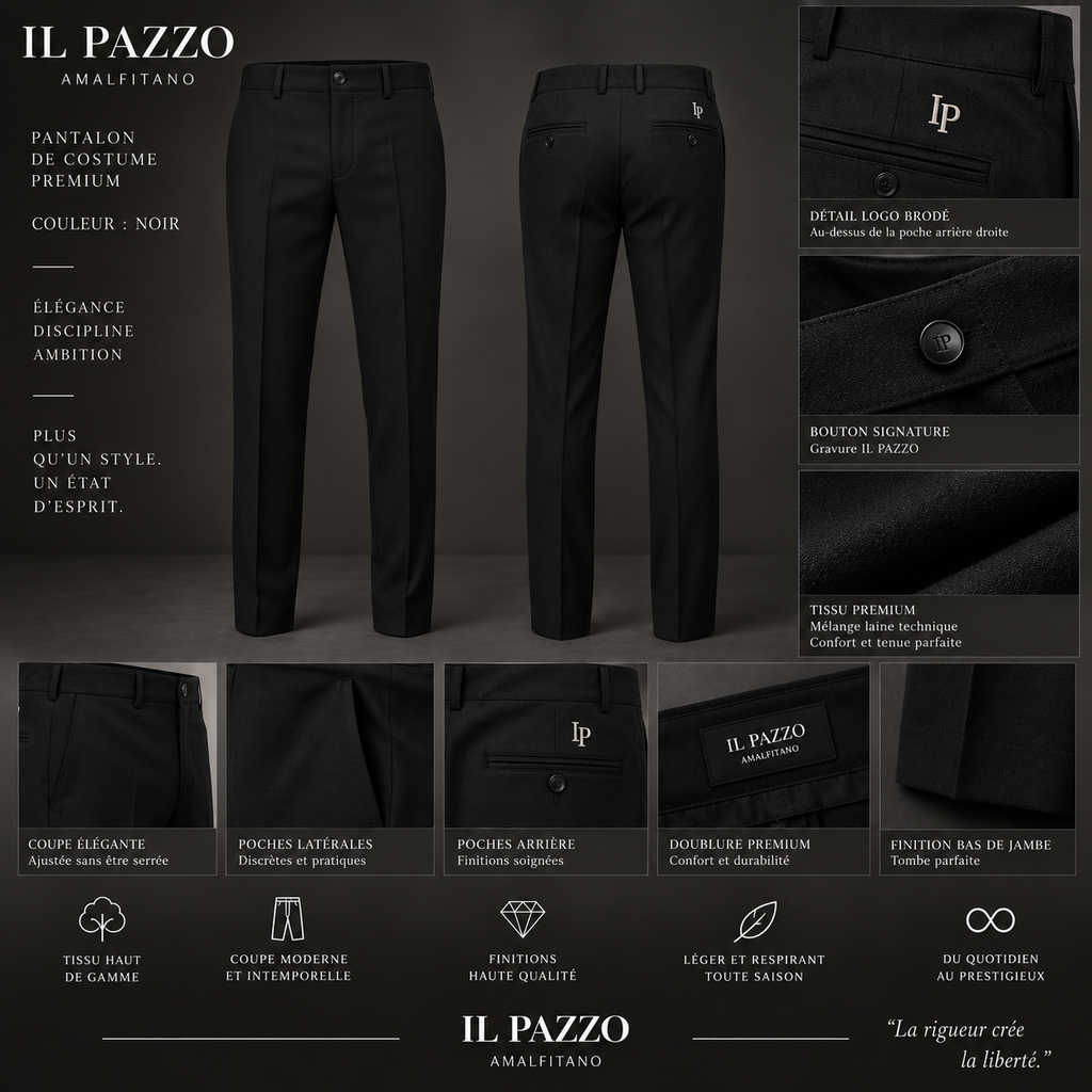 Pantalon De Costume Premium IL PAZZO