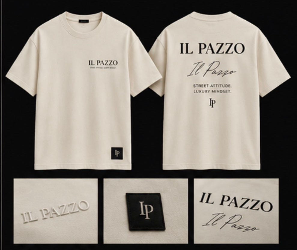 T-shirt Premium IL PAZZO - Vue avant et arrière